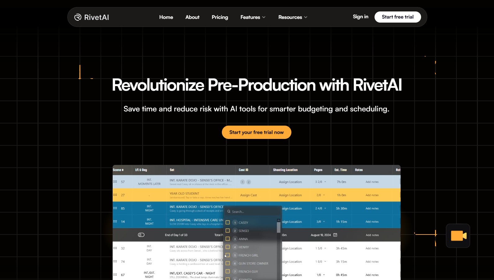 RivetAI - Web Development - Homepage